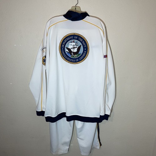 EDEN athletic jogging suit US NAVY patches 2 piece - Picture 2 of 7