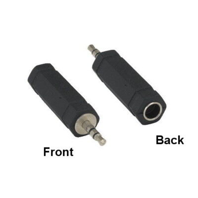 KNTK 3.5mm 1/8'' AUX to 6.3mm 1/4'' Male/Female Audio Adapter Mic Car Tablet Phone
