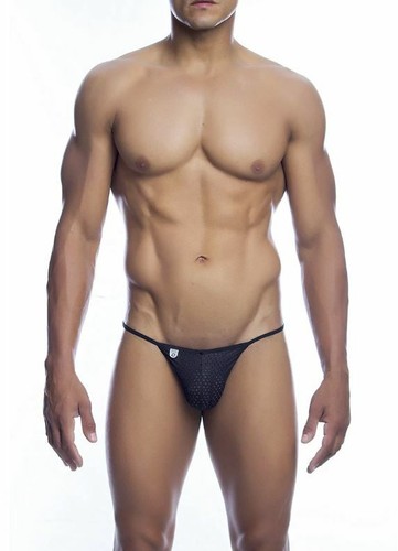 CLEARANCE SALE Sexy men's mesh microfiber V g-string MaleBasics underwear - 第 2/7 張圖片