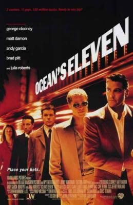400186 Oceans Eleven Film George Clooney Brad Pitt WALL PRINT POSTER US