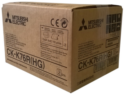#ad Mitsubishi K60 4x6 6x8 High Grade Print Kit CK K76R 2 rolls of paper amp; ribbon $149.95