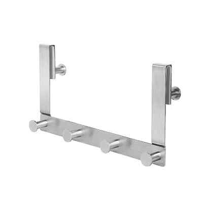 JSVER Extended Shower Door, Over Door Hooks for Bathroom Frameless Glass #4