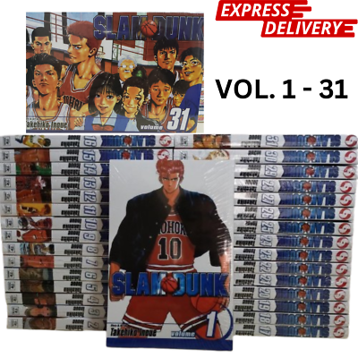 SLAM DUNK Manga by Takehiko Inoue ENGLISH Comics Full Set Vol 1