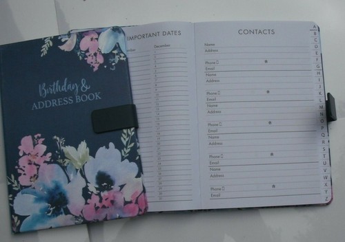 A-Z Index Telephone & Address Books -Alphabetical Tabs-Hard Back (Choice of 12) - Picture 26 of 35