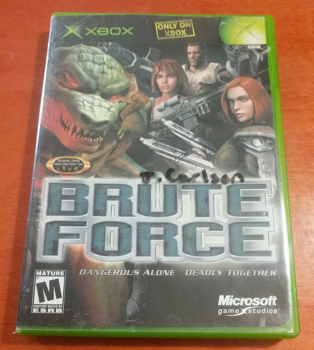 Brute Force Microsoft XBOX Game Studios Digital Anvil 4 Player Multiplayer