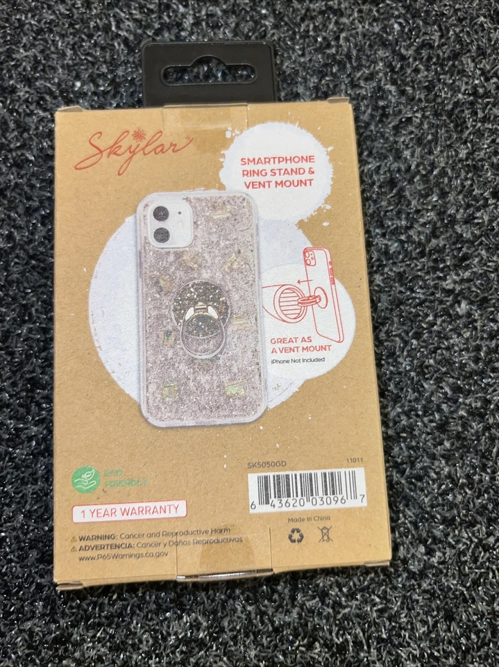 Finger Ring Cell Phone Holder Stand 360° Rotating Grip Selfie Kickstand - Image 2 of 3