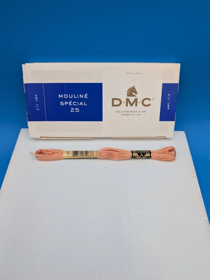 DMC Embroidery Floss Box of 12 Skeins Choose Your Color 601 642 754 930 3771 - Image 2 of 4