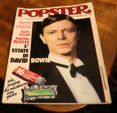 Popster ~ August 1979 ~ David Bowie / Bob Dylan / Patti Smith (Italian)