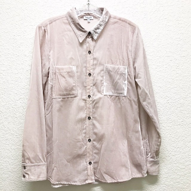 splendid moonstone velvet shirt