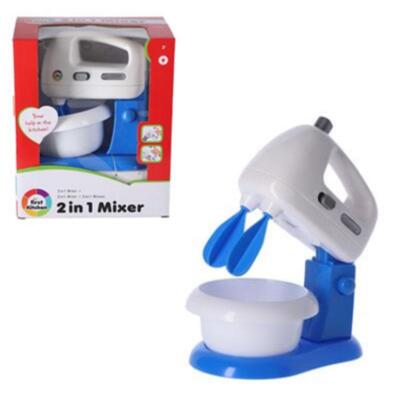 My first Home 2in1 Kinder Mixer Rührgerät Schüssel mit Funktion für Spiel Küche
