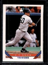 1993 Topps - [Base] #422 - J.T. Snow baseball card  rookie rc