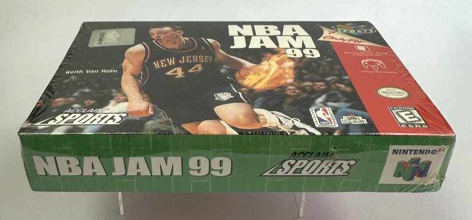 Nintendo 64 NBA Jam 99, New And Sealed - **Flaw** - Image 3 of 4