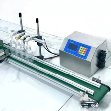3.2L Automatic Conveyor Belt 4-Head Liquid Filling Machine Set Bottles Filler