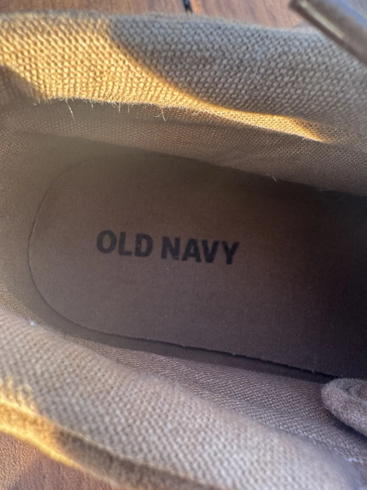 Sapatos masculinos antigos marinhos tamanho 9 marrom tecido médio Bourbon - Imagem 3 de 4