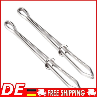 2Pcs  Drawstring Threader Sewing DIY Tools Wear Rope Elastic Clamp Metal