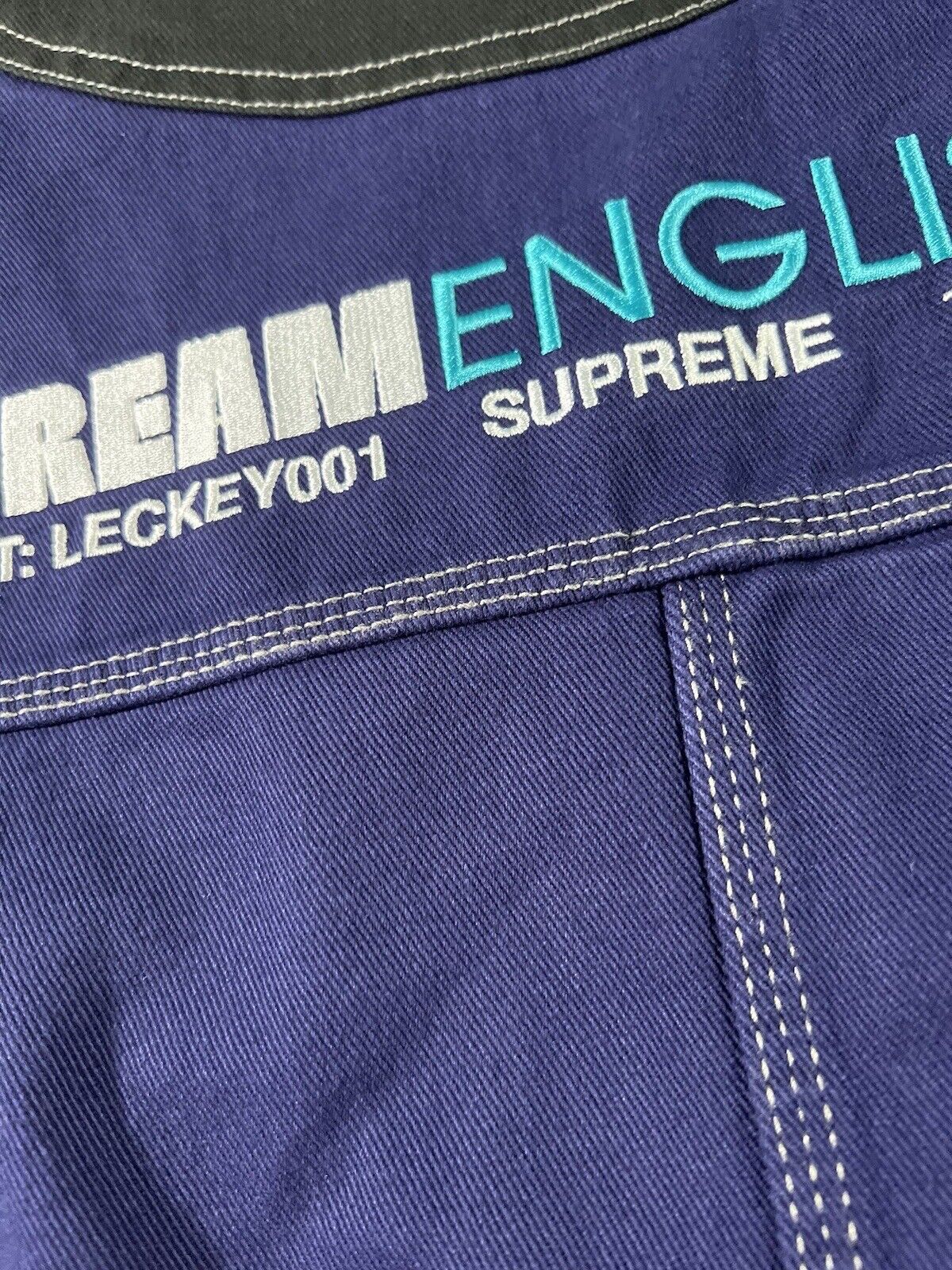 Mens Supreme Jacket Mark Leckey Size Large Dream English Kid