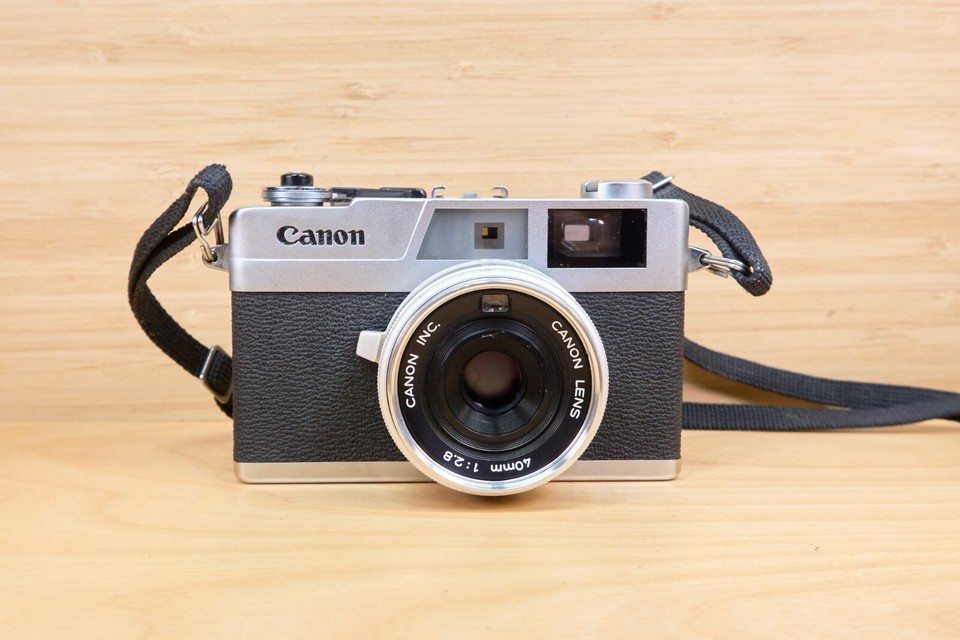 Vintage 70s Canon Canonet 28 35mm Rangefinder Film Camera, Made in ...