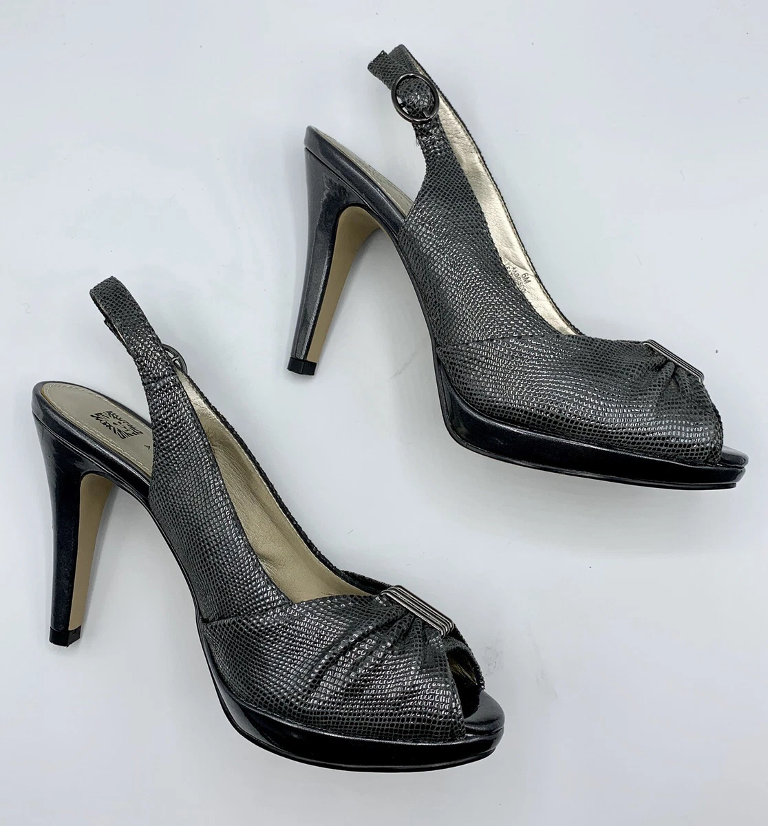 Pewter shop gray heels