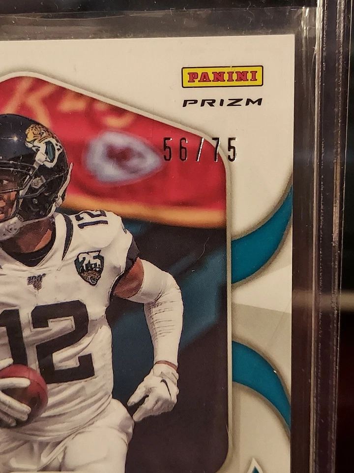 2020 Panini Spectra Brilliance Relics Hyper #56/75 Dede Westbrook #9 - Image 3 of 4