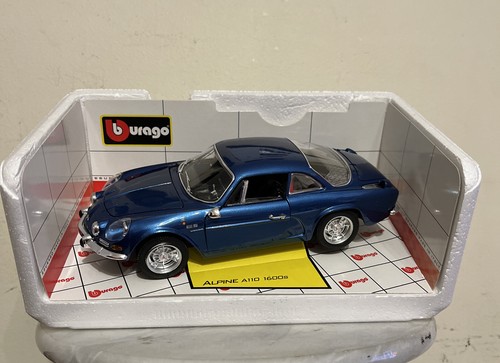 Burago 1:16 Diecast Special Collection Blue 1971 Alpine Renault A110 1600S NIB - Picture 2 of 10
