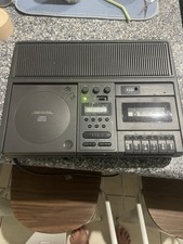 EIKI 8080 Stereo Cassette Tape Recorder / Cd Player 5 Headphone Outputs Tested