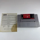 Final Fantasy II (Super Nintendo Entertainment System, 1991) With Booklet TESTED