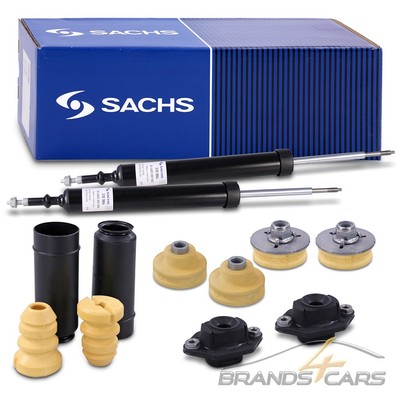 SACHS 2x STOßDÄMPFER +DOMLAGER +PROTECTION-KIT HINTEN FÜR BMW 1-ER E81 E87