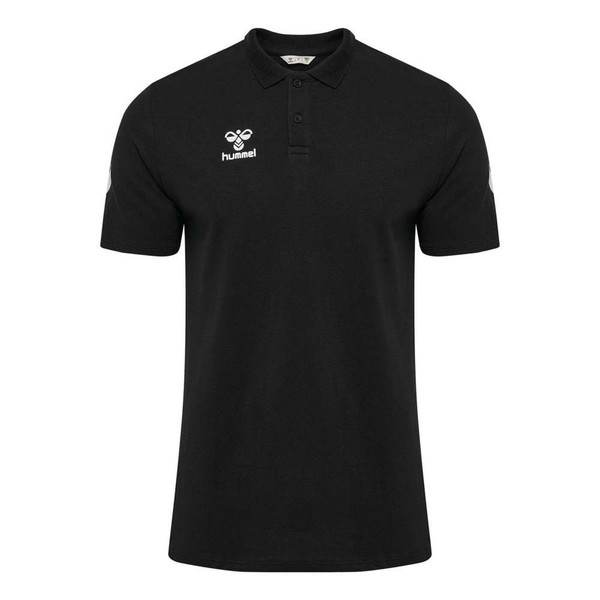 Polo Shirt hummel Hmlgo 2.0 Chevron Schwarz S Baumwolle Kurzarm-image