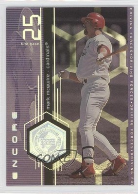 1999 Upper Deck Encore Driving Forces Mark McGwire #D2 0b5