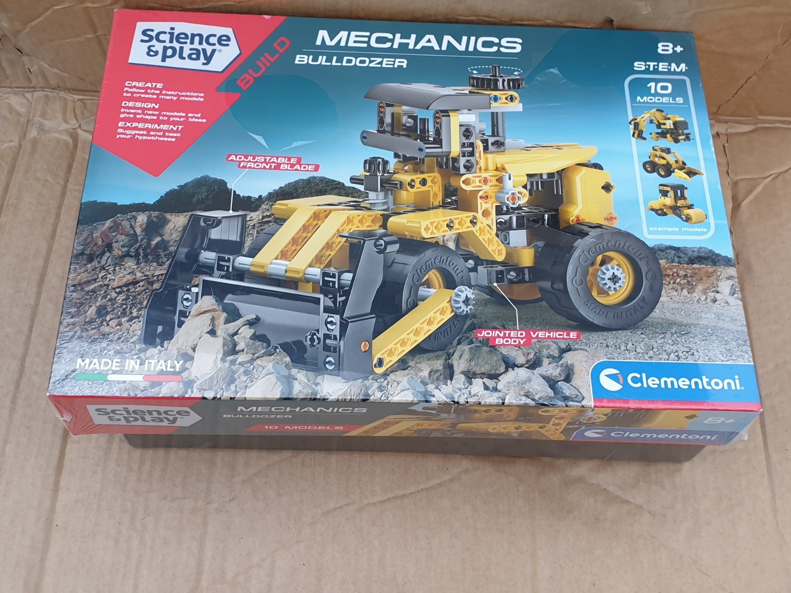 CLEMENTONI SCIENCE & PLAY MECHANICS BULLDOZER - NEW & SEALED