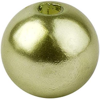 Perlen Zum AuffäDeln, Perlmutt-Perlen mit Loch (HellgrüN, 10 Mm - 50 StüCk)