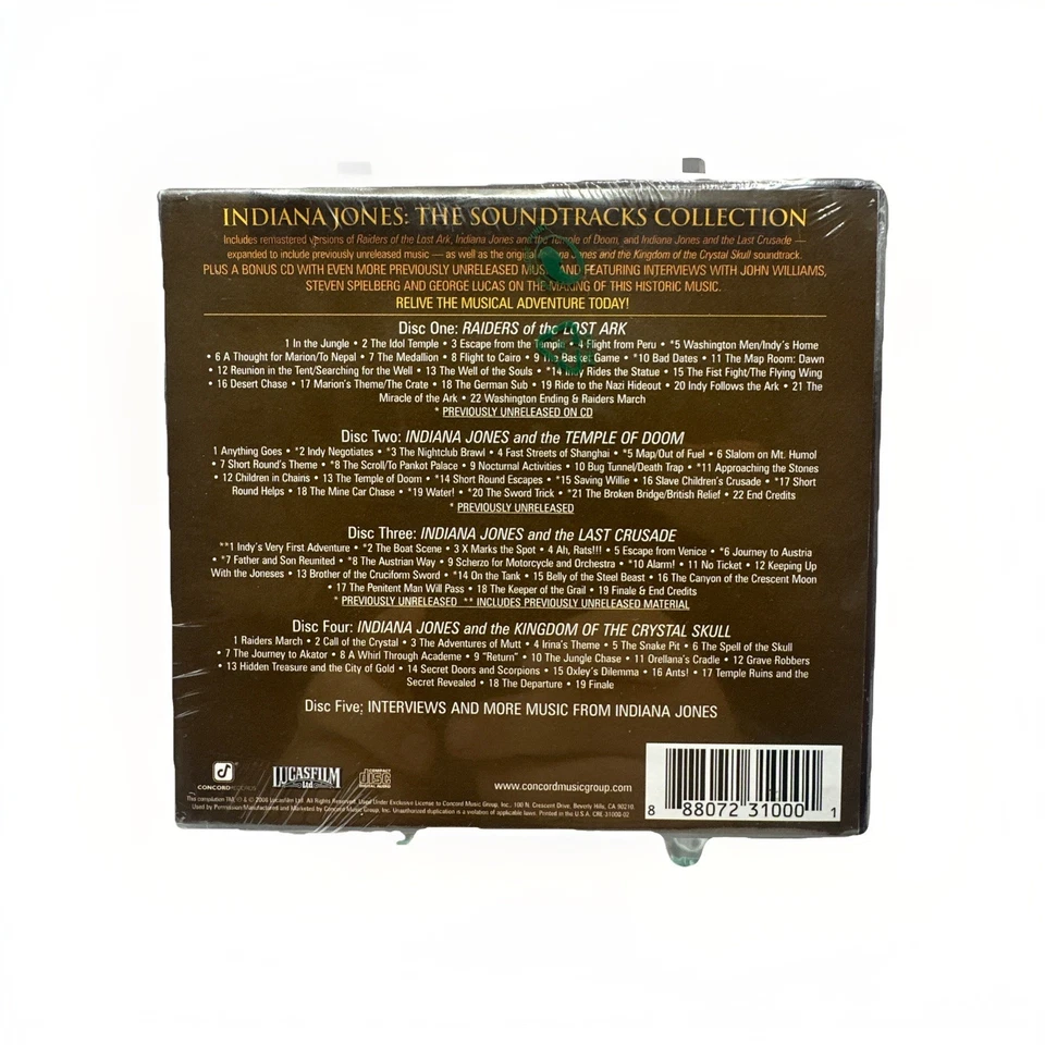 Indiana Jones: The Soundtracks Collection - 5 CD Box Set Limited - John Williams - Bild 2 von 4