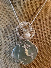 lovely artist crafted ocean tumbled seaglass necklace