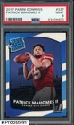 2017 Panini Donruss #327 Patrick Mahomes II Chiefs RC Rated Rookie PSA 9 MINT