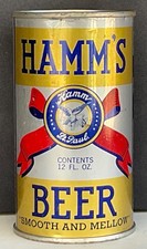 HAMMS BEER CAN FLAT TOP OI *INDOOR CAN* ST. PAUL MINNESOTA THEO HAMM BREWING CO