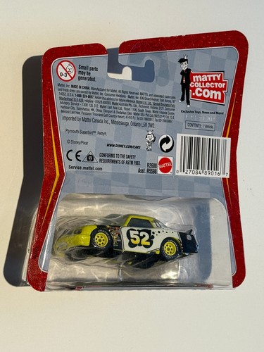 Disney Pixar Cars Kmart Synthetic Rubber Tires LEAK LESS #52 Stock Racer 2009 - Picture 2 of 2