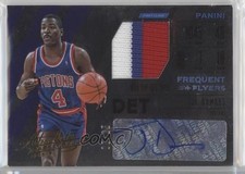2015 Panini Absolute Frequent Flyer Material Prime /25 Joe Dumars Auto HOF rf2