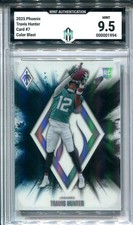 2025 Phoenix Football RC Travis Hunter Color Blast #7 MA 9.5