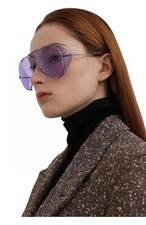 Tom Ford TF900 Jack02 Sunglasses 62-11-140 Silver Frame Purple Lens Side Shield