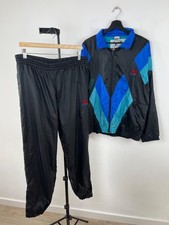 Vintage 80s Puma International Retro Tracksuit Jacket Joggers Pants Size L