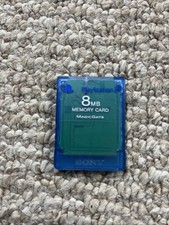 8mb ps2 memory card Clear