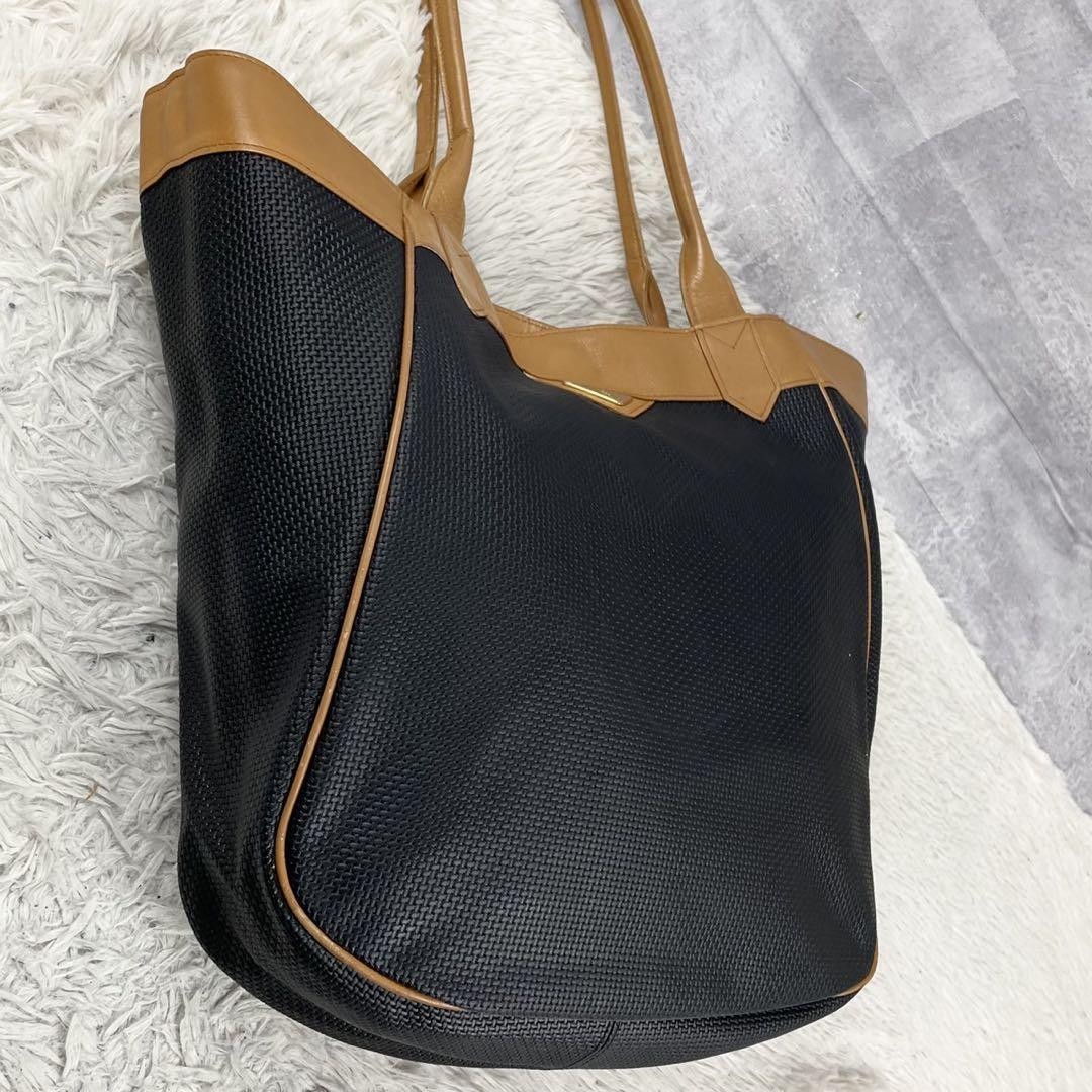 Disponibile taglia A4 bellissima borsa tote Yves Saint Laurent in pelle logo ecc