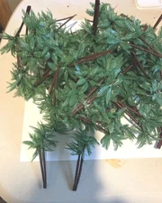 Lot Of 63- 2 Pc.Palm Trees for Garden Decor Train Miniature Scenery Cake More 3"