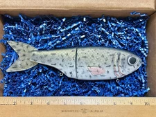 Throwback Baits ⭐️ RETRO ⭐️ Swimbait (Resin) — Limited / RARE Color: “Crappie”