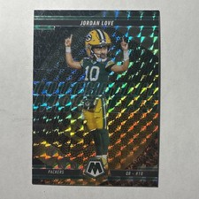 2025 Panini Mosaic Touchdown Masters Jordan Love Green Mosaic Packers 