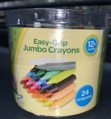 CRAYOLA MyFirst Jumbo Buntstifte verschiedene Farben (24er Pack) griffige Farbgebung