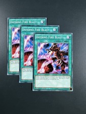 Yugioh - Inferno Fire Blast X3 Playset - Common - LDK2 - 1st