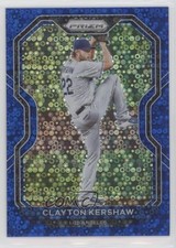 2021 Panini Prizm Tier III Blue Donut Circle 50/199 Clayton Kershaw #204 1ax