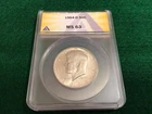 1964 D Kennedy Half Dollar ANACS MS63 Silver 50 Cents