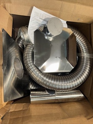 Chimney/ Stove  Liner Kit - Stainless Steel Smooth wall 4 Inch X20 Ft.